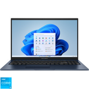 ASUS 15.6'' Vivobook 15 R1504VA, FHD, Procesor Intel® Core™ i3-1315U (10M Cache, up to 4.50 GHz, with IPU), 8GB DDR4, 512GB SSD, Intel UHD, Win 11 Home, Quiet Blue