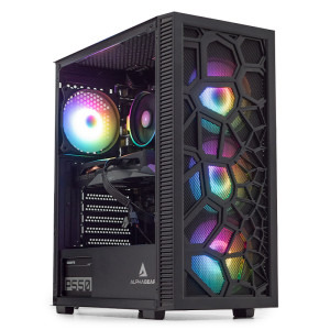 Gaming ZMEU Legendar Max, AMD Ryzen 5 5600 3.5GHz, 16GB DDR4, 500GB SSD, RTX 3050 8GB GDDR6, Iluminare RGB
