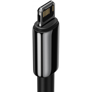 Baseus Tungsten CALWJ-A01, USB Male la Lightning Male, 2 m, Black