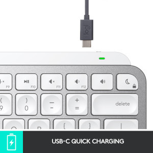 Logitech MX Keys Mini for Mac Bluetooth Illuminated (US INT) Pale Grey