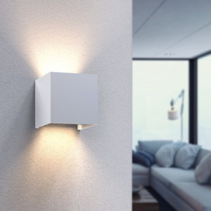 Hama Aplica de perete LED Smart Wi-Fi IP44 Alb