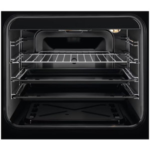 Electrolux LKG504012W, Gaz, 4 arzatoare, Aprindere integrata, Sistem de siguranta, Autocuratare catalitica, Grill, Rotisor, 50 cm, Alb