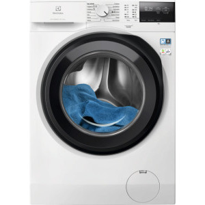 Masina de spalat rufe Electrolux EW6F2482E, 8 kg, 1400 RPM, Clasa A, Inverter, SensiCare, Time Manager, Alb