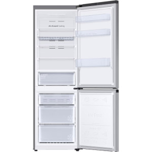 Samsung RB34C672ESA/EF, 344 L, Clasa E, No Frost, Digital Inverter, All Around Cooling, AI Energy, 185 cm, Inox