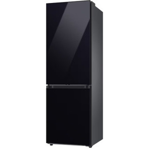 Samsung RB34C7B5E22/EF, Bespoke, 344 L, Clasa E, No Frost, Digital Inverter, AI Energy, SpaceMax, 185 cm, Sticla neagra