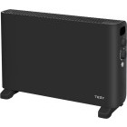 Tesy Convector de podea CN 207 ZF B, 2000 W, Ventilator, Termostat, Functie Turbo, Negru