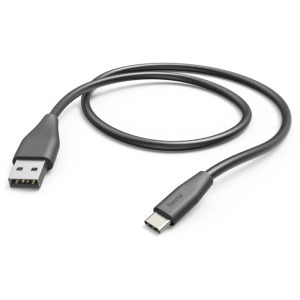 Hama USB tip A 2.0 Male la USB-C 2.0 Male, 3 m, Negru