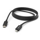 Cablu periferice Hama USB-C 2.0 Male la Lightning Male, 3 m, Negru