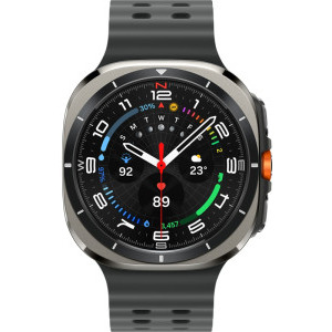 Samsung Galaxy Watch Ultra (2025), LTE, 47 mm, Silver, Wi-Fi, Bluetooth, GPS, NFC, Rezistent la apa