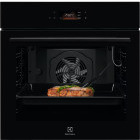 Cuptor incorporabil Electrolux LOE8P39Z, Electric, 72 L, Autocuratare pirolitica, Assisted Cooking, MultiLevel, Grill, Clasa A+, Negru