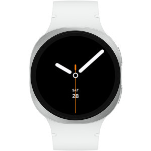 Samsung Galaxy Watch 8, 40 mm, Silver, Wi-Fi, Bluetooth, GPS, NFC, Rezistent la apa