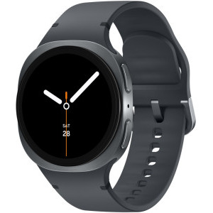 SmartWatch Samsung Galaxy Watch 8, 44 mm, Graphite, Wi-Fi, Bluetooth, GPS, NFC, Rezistent la apa