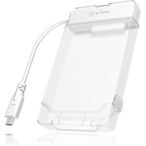 Icy Box IB-AC703-C, 1x USB-C 3.0, 2.5 inch, Transparent
