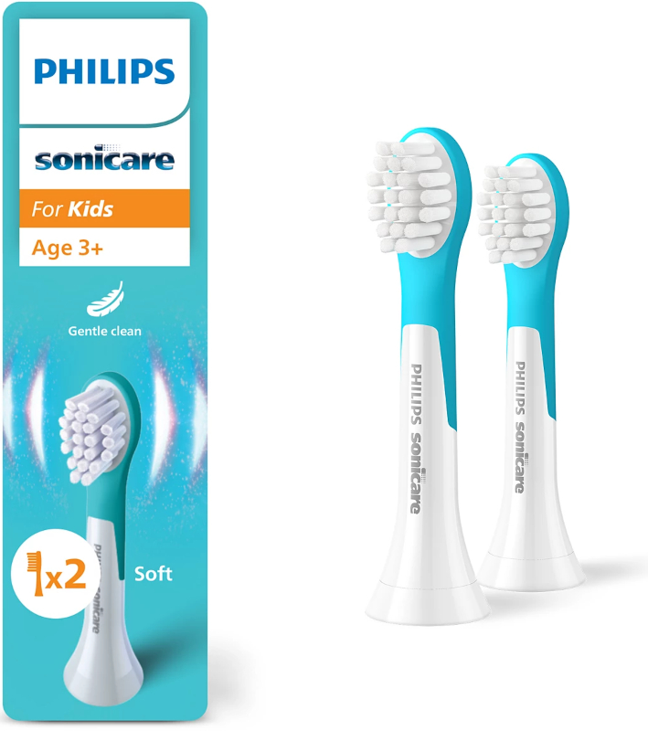 Philips Sonicare Rezerve periuta de dinti electrica Kids Compact HX6032/90 Alb, 2 buc