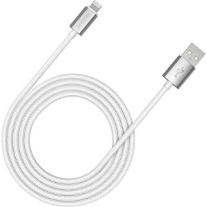 Canyon USB Male la Lightning Male, MFi, 1 m, White
