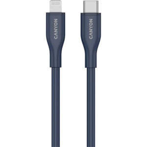 Canyon USB-C Male la Lighting Male, MFi, 1 m, Blue