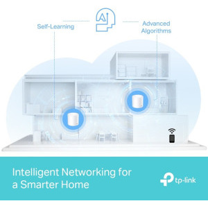 TP-LINK 2.5Gigabit Deco X50 Pro AX3000 Dual-Band WiFi 6 3buc