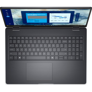 DELL 16'' Pro 16 PC16250, FHD+, Procesor Intel® Core™ 3 100U (10M Cache, up to 4.70 GHz), 8GB DDR5, 512GB SSD, Intel Graphics, Win 11 Pro, Magnetite, 3Yr ProSupport