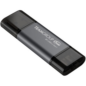 TeamGroup 2-in-1 64GB USB 3.2/USB-C 3.1 negru