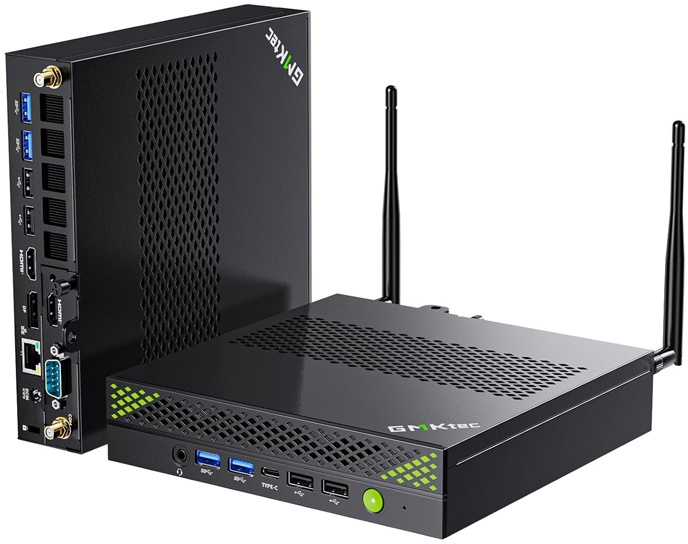 Mini PC GMKtec K10, Procesor Intel® Core™ i9-13900H 5.4GHz Raptor Lake, 32GB RAM, 1TB SSD, Iris Xe Graphics, Windows 11 Pro