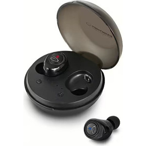Casti Esperanza In-Ear, EH229K TWS, Bluetooth 5.0, Black