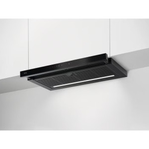 Hota incorporabila AEG telescopica GDP866PB, Putere de absorbtie 650 m3/h, Clasa A, 4 trepte de viteza, Iluminare LED, SilenceTech, SecureHold, Hob2Hood, 60 cm, Negru