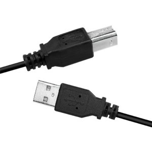 Cablu periferice Logilink CU0007B, USB tip A 2.0 Male la USB tip B Male, 2 m, Negru
