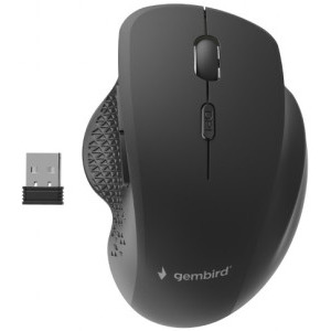 Mouse Gembird MUSW-6B-02 Wireless Black