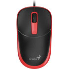 Mouse Genius DX-123 Wired Black/Red
