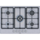 Plita incorporabila Bosch PGQ7B5K90, Gaz, 5 zone de gatit, Aprindere electrica integrata, Sistem de siguranta, Gratar fonta, Wok, 75 cm, Inox