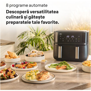 Braun Friteuza cu aer cald TwinCook 3 TD3030IBK, 2850W, 2x 4L, Negru