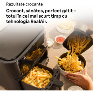 Braun Friteuza cu aer cald TwinCook 3 TD3030IBK, 2850W, 2x 4L, Negru