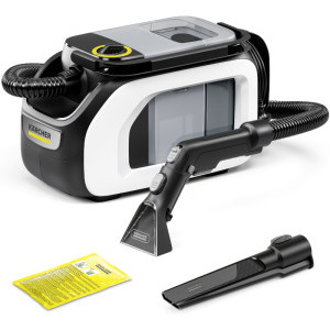 Aspirator Karcher SE 3 Compact Home, Aparat de curatat cu extractie, 500W, 1.7L, Alb/Negru