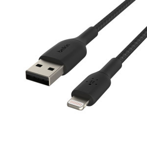 Belkin BoostCharge USB-A Male la Lightning Male, MFi, 2m, Black