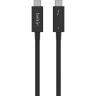 Cablu video Belkin USB-C - USB-C, Thunderbolt 4, 2 m, negru