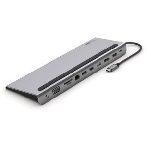 Belkin 11-in-1, USB-C Multiport adaptor, Silver
