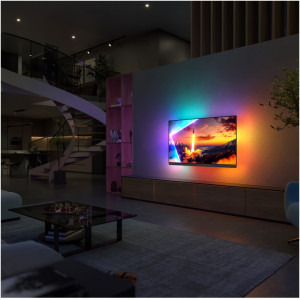 Philips Smart TV 77OLED910/12 seria OLED910/12 194cm 4K UHD HDR Ambilight pe 4 laturi