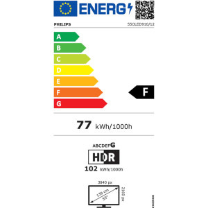 Philips Smart TV 55OLED910/12 seria OLED910/12 139cm 4K UHD HDR Ambilight pe 4 laturi