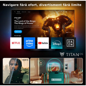 Philips Smart TV 32PFS6900/12 Seria PFS6900/12 80cm negru Full HD Ambilight pe 3 laturi
