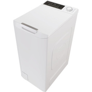 Candy verticala TCA284TM5-S, 8 kg, 1200 RPM, Clasa A, Inverter, AI Weight, hOn, Alb