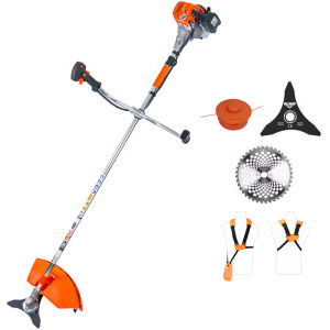 Ruris Motocoasa de tuns iarba pe benzina DAC 110, 1.2 CP, 26 cm3, motor Tez, 2 timpi, diametru taiere 21 cm