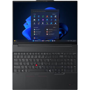 Lenovo 16'' ThinkPad E16 Gen 3, WUXGA IPS, Procesor Intel® Core™ Ultra 7 255H (24M Cache, up to 5.10 GHz), 32GB DDR5, 1TB SSD, Intel Integrated Graphics, Win 11 Pro, Black