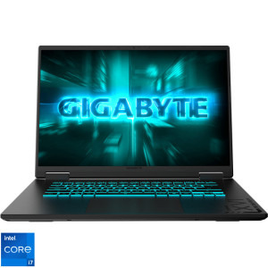 Laptop GIGABYTE Gaming 16 A16 CTH, WUXGA 165Hz, Procesor Intel® Core™ i7-13620H (24M Cache, up to 4.90 GHz), 16GB DDR5, 1TB SSD, GeForce RTX 5050 8GB, No OS, Black Steel