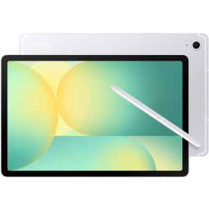 Samsung Galaxy Tab S10 FE, 10.9 inch Multi-touch, Cortex A720 Octa Core 2.9GHz, 8GB RAM, 128GB flash, Wi-Fi, Bluetooth, GPS, 5G, Android 15, Silver