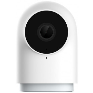 Aqara Camera de supraveghere Aqara G2H, Interior, Full HD, Unghi 140°, Recunoastere faciala, Apeluri audio, Smart Home Hub