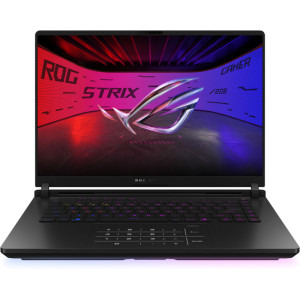 ASUS Gaming 16'' ROG Strix SCAR 16 G635LX, 2.5K Mini LED 240Hz, Procesor Intel® Core™ Ultra 9 275HX (36M Cache, up to 5.40 GHz), 64GB DDR5, 2TB SSD, GeForce RTX 5090 24GB, Win 11 Pro, Off Black