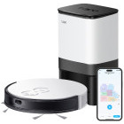 Aspirator robot TP-LINK Tapo RV20 Plus, Li-Ion 2600 mAh, 2000Pa, 0.4 L + 4L, Alb/Negru