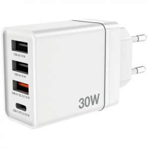 Verbatim CHR-30EU2 1x USB-C, 3x USB, 30W
