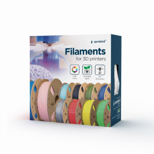Gembird Filament PLA, White, 1 kg, 1.75mm