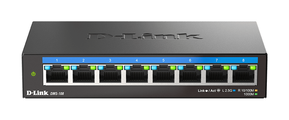 Switch D-Link 2.5Gigabit DMS-108/E